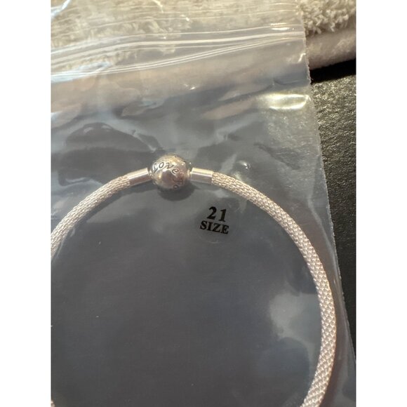 LaMenars 925 Sterling Silver Forever Love Charm Bracelet 21cm In Gift Box - Picture 12 of 12